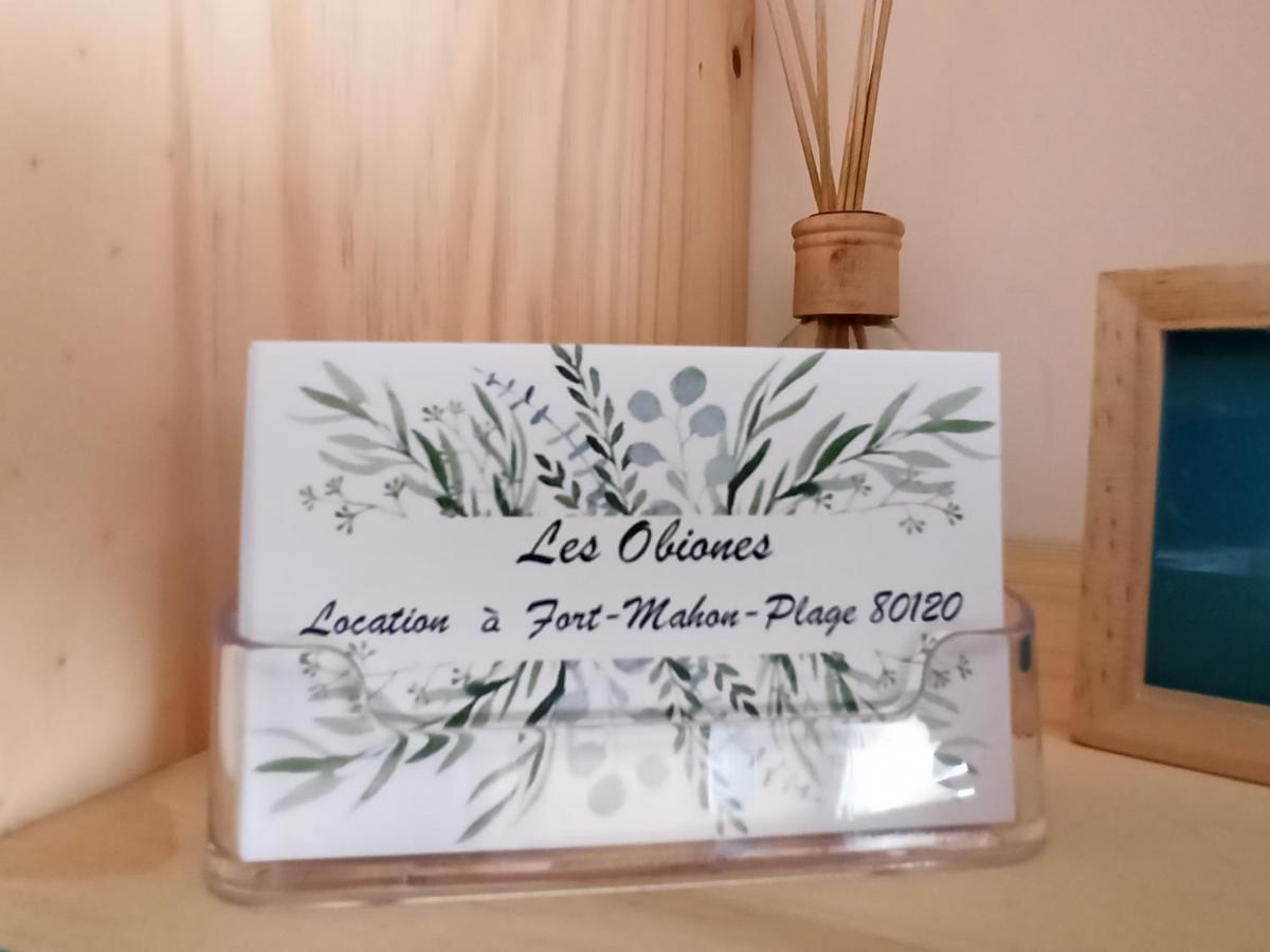 Les Obiones, Vue Laterale Mer, Fort Mahon Plage, Magnifique Studio Cabine 4P, Avec Balcon , Parking Prive Gratuit, Wifi, Classe 2 Etoiles, Exposition Plein Sud En Baie De Somme Exterior foto